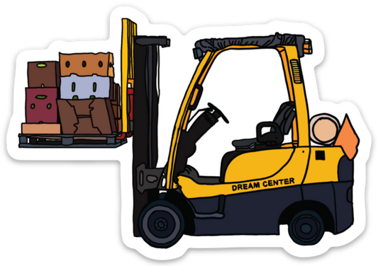 DC Forklift Sticker