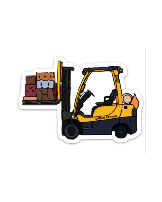 DC Forklift Sticker